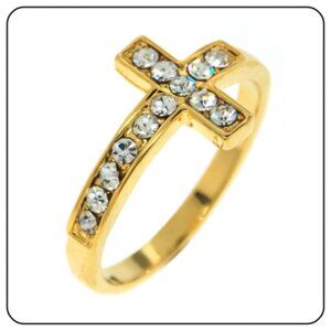 Cute Cross Ring